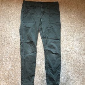army green jeggings